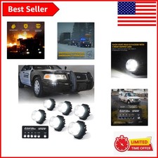 Covert Series Led Strobe Light Kit - Durable Waterproof Versatile Use 6 Pcs