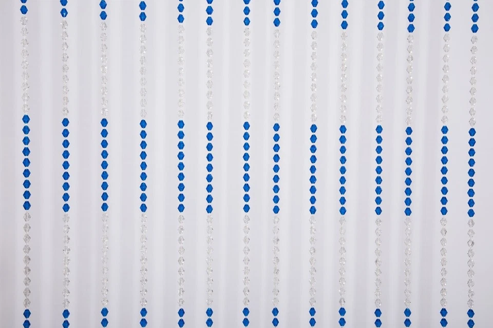 Hermoso divisor de pantalla de puerta cortina con cuentas de acrílico decoración del hogar Thy Collectibles Foto 2 de 2