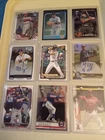 AUTOGRAPH - KONNOR GRIFFIN 1ST BOWMAN - ROOKIE- REFRACTOR Baseball Card Lot of 9