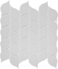 Ivy Leaf Glass Mosaic Tiles for Kitchen Backsplash Home D cor - 5 Sheets