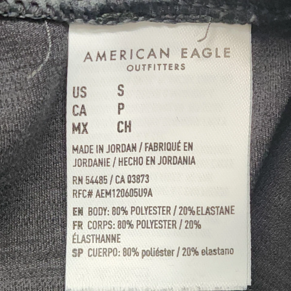 Pantalones American Eagle para mujer S gris oscuro The Everything bolsillo tiro alto legging Foto 4 de 4