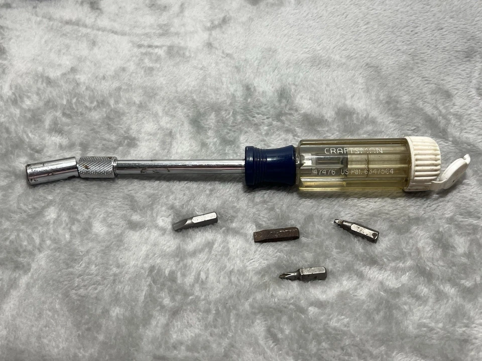 Craftsman 47476 Swivel Magnetic Bit Driver With 4 Bits, USA - Image 2 of 4