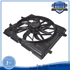 Radiator Condenser Cooling Fan For jeep grand cherokee 12-17 dodge durango 11-17