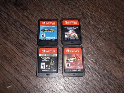 Sonic Forces Ghostbusters Mario Rabbids Five Nights at Freddys 4 Nintendo Switch