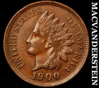 1900 Indian Head Cent - Scarce  High Grade  Lustrous  No Reserve  #J8277