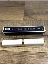 NOS Avon TRULY Translucent GLOSS Stick Peach Veil Discontinued SPF Lipstick