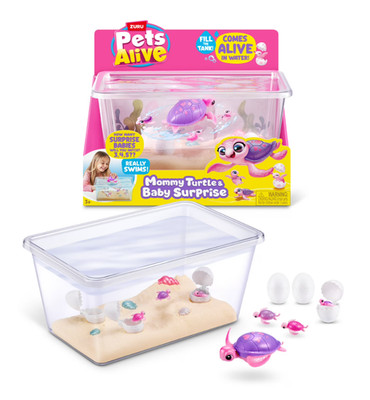 Pets Alive Mommy Turtle Surprise by ZURU, Robot Toy Pet Turtle