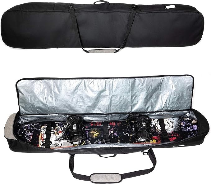 ATHLETICO Peak Padded Snowboard Bag - Travel Bag for Single Snowboard and Snowbo