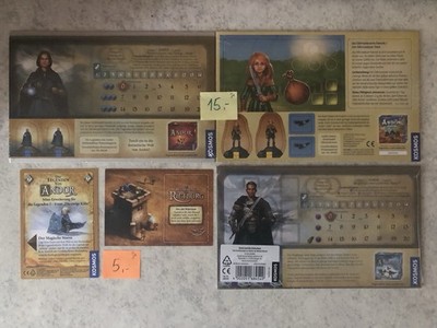 Promo Andor 3 Heldentableaus Plus 2 Karten Neu