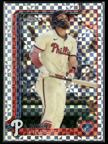2025 Topps Chrome #150 Bryce Harper X-Fractors