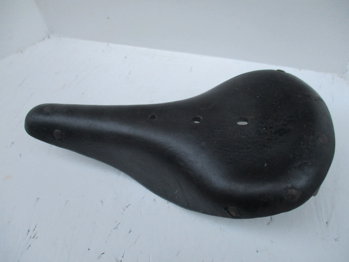 Selle Cuir Vélo PEUGEOT 1980 Old Bike Leather Saddle Bici PH10 PX10 GALET