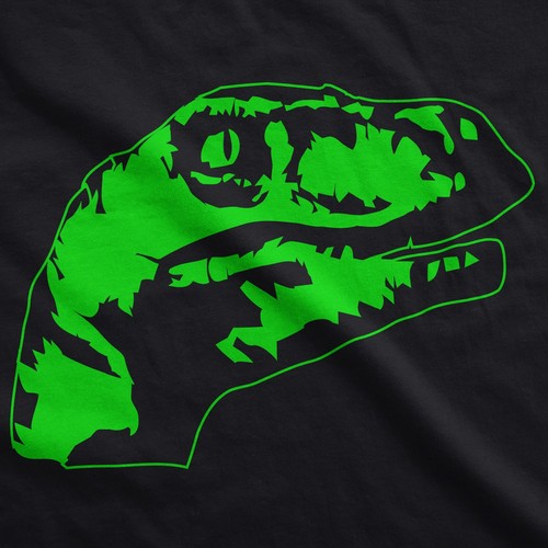 Camiseta Abatible Juvenil Pregúntame Sobre Mi Raptor Dinosaurio Divertida Niños Genial Camiseta - Imagen 3 de 12