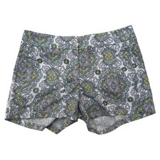 J.Crew Womens Paisley Print Cotton Shorts Size 00 Multicolor New With Tags