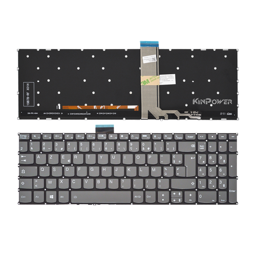 Clavier AZERTY Original Pour Lenovo Ideapad 320S-15ABR (80YA) – Noir, Neuf