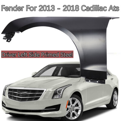 Primed Fender Fitment For 2013-2017 2018 Cadillac ATS Sedan Front Driver Side