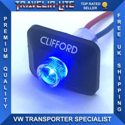 Clifford Auto Alarm LED Warnleuchte hellblau LED 5V brandneu G4/G5