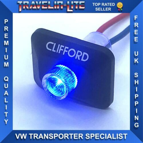 Alarme de voiture Clifford voyant d'avertissement bleu vif LED 5V flambant neuf G4/G5 - Photo 1/8