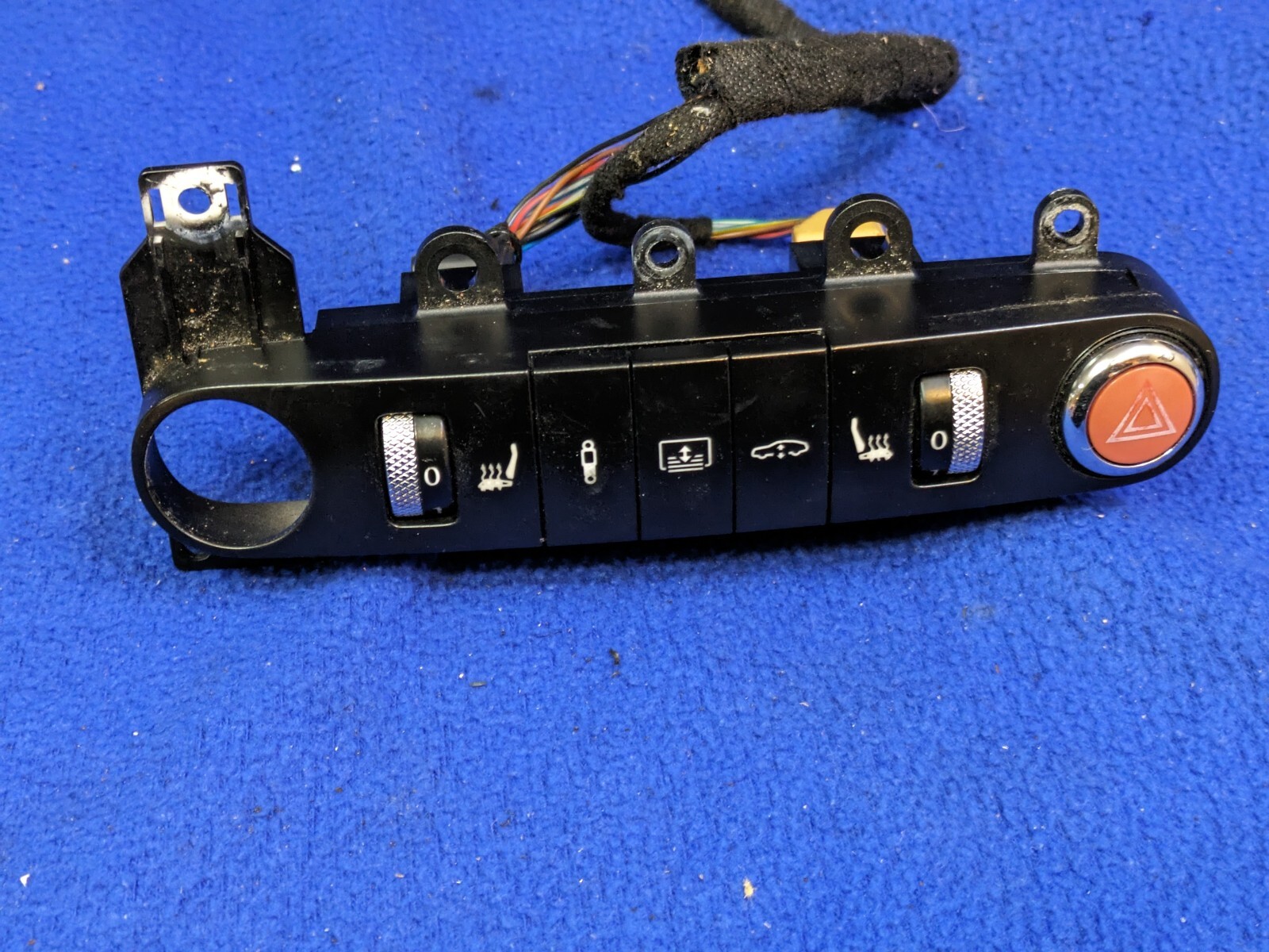 +pigtail 06-12 Bentley Continental Flying Spur Center Console Switch Panel OEM