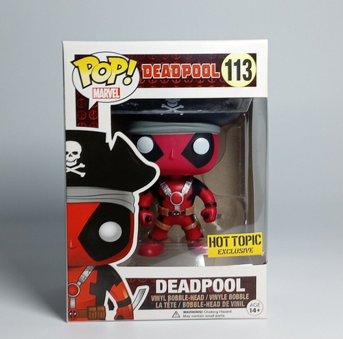 Funko Pop Deadpool 113 Marvel Hot Topic Exclusive - Bild 1 von 6
