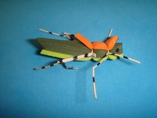 FLY FISHING FLIES - Olive/Chartreuse MORRISH HOPPER size #10 (6 pcs.)