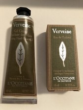L'Occitane Verveine VERBANA Eau de Toilette Splash 0.33 oz Hand Cream Gel 1 oz