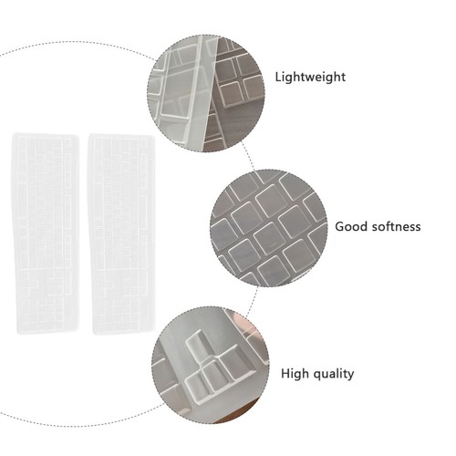2Pcs Keyboard Covers Waterproof Keyboard Film Compatible for MK270 Keyboard Film - Afbeelding 5 van 12