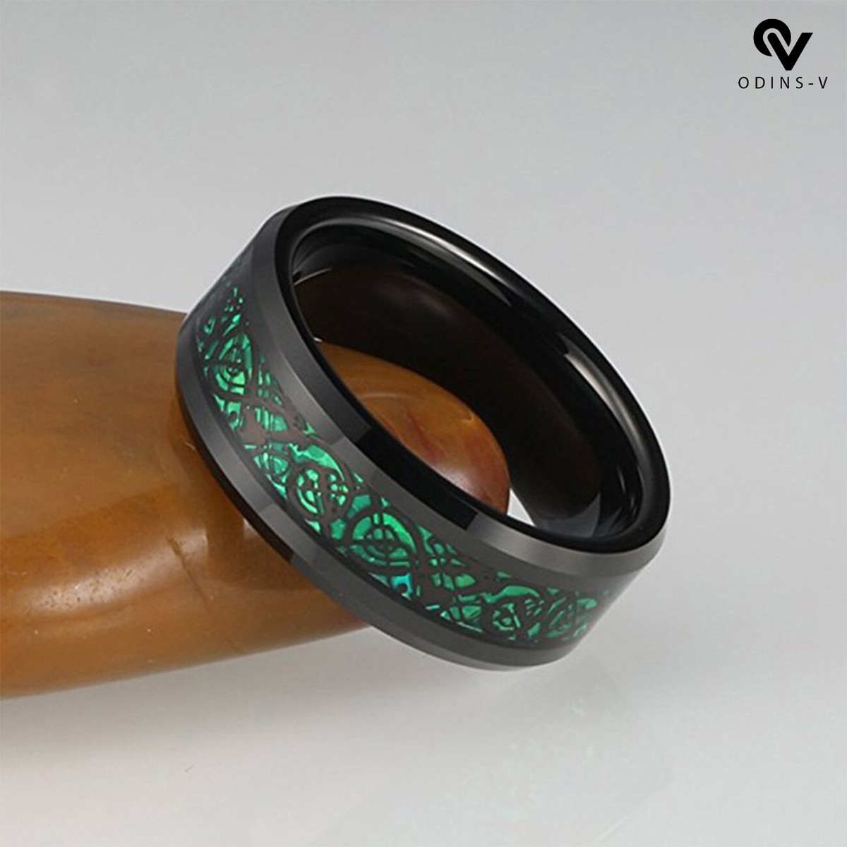 Anello Da Barba Con Nodo Celtico A Spirale Color Argento | Disponibile - Foto 10