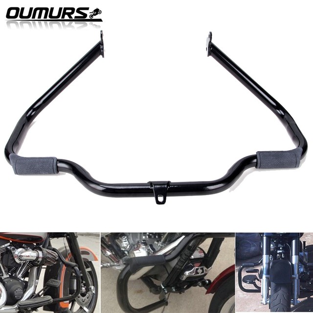 Front Engine Guard Crash Bar For Harley Touring FLHX FLHR FLHTC 2009