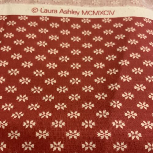 Vintage Laura Ashley Owen ditsy floral Country Cottage fabric 💯% cotton 58cm L - Foto 1 di 5