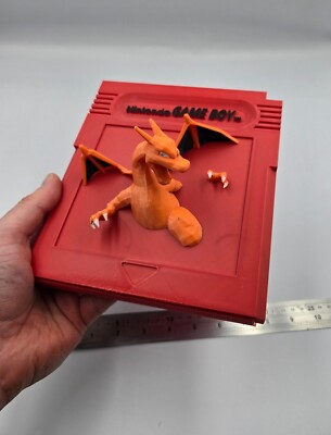 Riesiger 3D-gedruckter Gameboy Spiel Charizard Lerpo3D 3D-gedruckt