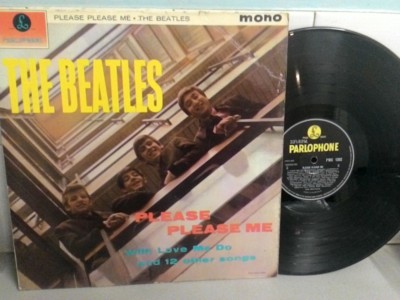 The Beatles ( Rare ) Please Please Me LP-5th Press 1963-XEX421-1N