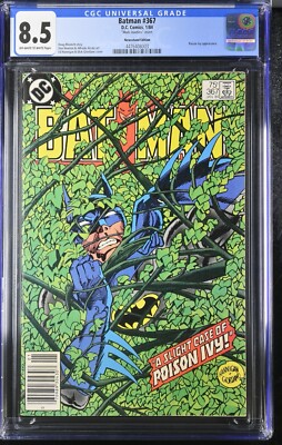 Batman #367 [1984] - CGC 8.5 - **Mark Jewelers** - Poison Ivy - New ...