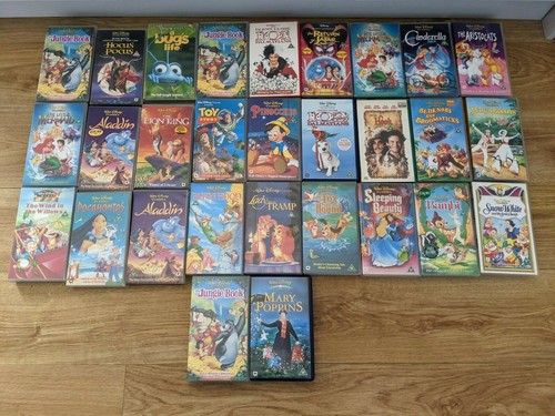 Job Lot Bundle 29x Walt Disney Vhs Video Tapes Classic Vintage Films Movies Ebay