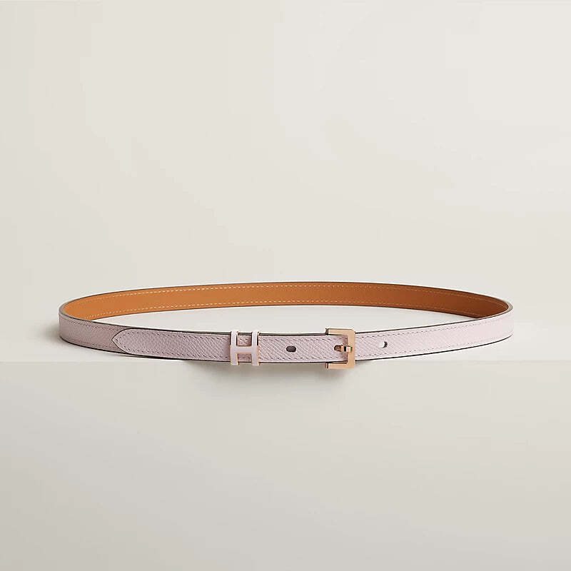 HERMES BELT POP H Mauve Pale Rose Gold Hardware Epsom Size HERMES BELT POP H Mauve Pale Rose Gold Hardware Epsom Size