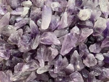 0.5" - 1.25" Brazilian Rough Amethyst Point/Stone, Raw Amethst Healing Crystals