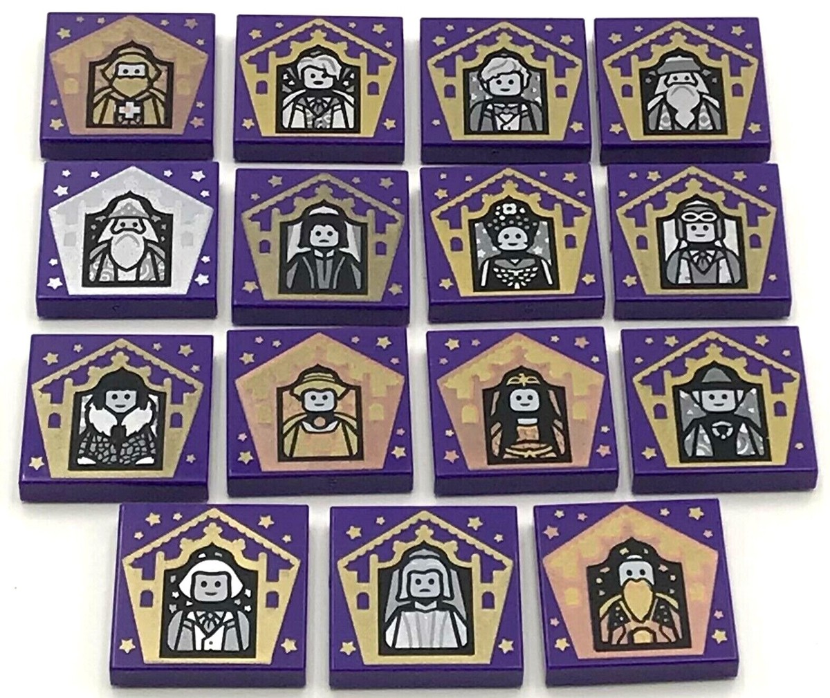 Lego New Harry Potter Chocolate Frog Cards from Sets 76389 76388