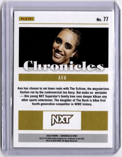 Ava 2023 Panini Chronicles WWE Red #77 WWE NXT #192/199 - Foto 2 di 2