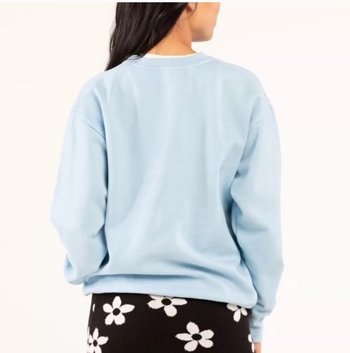 Sudadera Looney Tunes Pato Lucas Humbug Gran Tamaño Mujer Mediana M Nueva con Etiquetas Azul - Imagen 5 de 7
