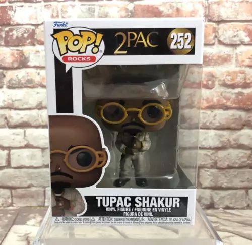 Funko Pop! Rocks - Tupac Shakur #252 - "Loyal to the Game" -  FREE Protector Box