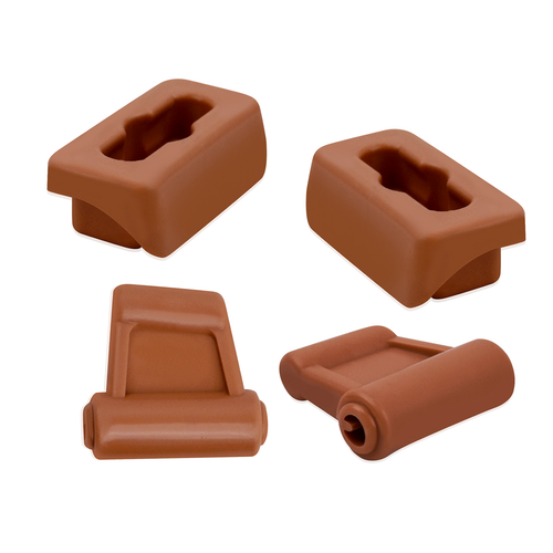 Brown Sun Visor Clips For Mercedes Benz R107 SL W107 280SL/300SL 1078110141 US - Picture 7 of 8