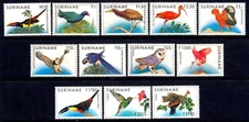 Surinam 1985-95 Birds Complete Mint MNH Set SC 724-735 CV $295