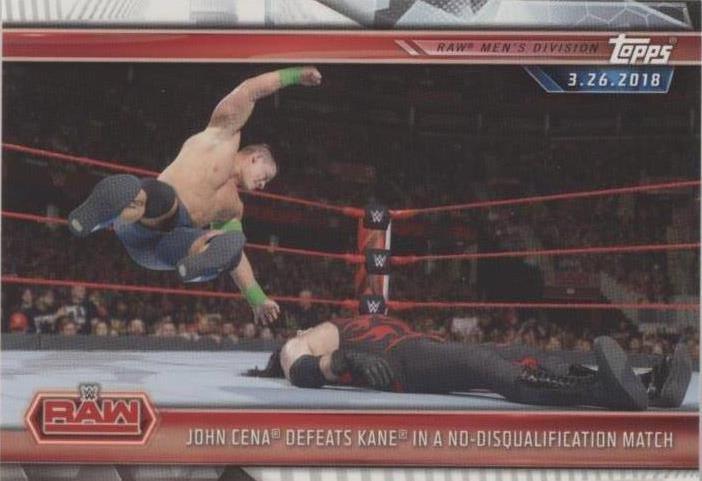 2019 Topps WWE Road to Wrestlemania - John Cena Kane #33 - 1 of 1