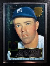 Gil McDougald 2002 Topps Chrome Reprint Baseball Card New York Yankees #52R-8