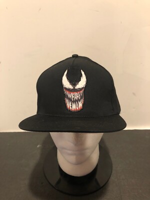 NWT Marvel Studios We Are Venom Character Stylized Adjustable Snapback Hat Black