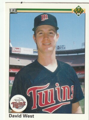 FREE SHIPPING-MINT-1990 Upper Deck David West #15-PUS TWINS BONUS CARDS