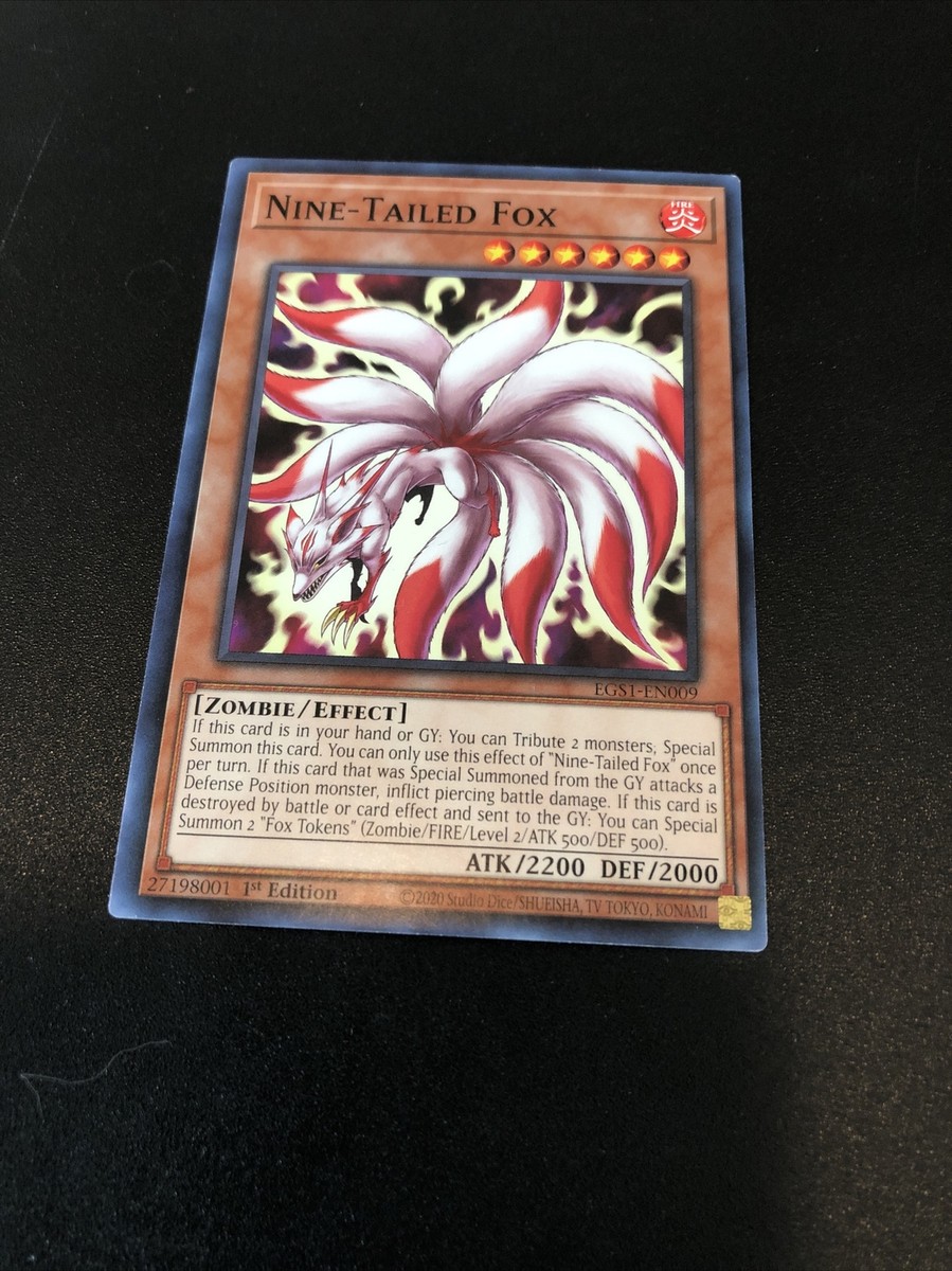 yugioh nine tailed fox deck Yugioh! Nine-Tailed Fox - EGS1-EN009 - Common - 1st Edition Near Mint