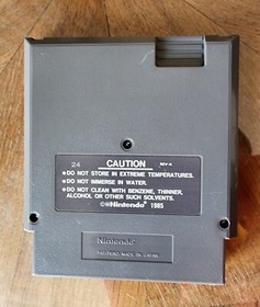 Vintage 1987 Nintendo NES Konami JACKAL Game Cartridge and Black Sleeve