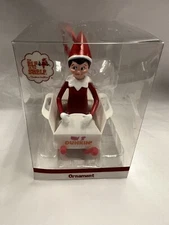 NEW Dunkin Donuts Elf On The Shelf 2022 Elf and Sleigh Holiday Ornament