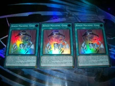 3x Bingo Machine, Go!!! 1st Edition Super Rare RA02-EN062 Yu-Gi-Oh!