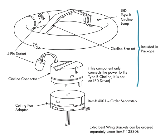 L13T9N5041K 13 Watt T9 Circline LED Lamp Replaces TCP 12536Q & 30 - 32W Bulb - Image 2 of 4